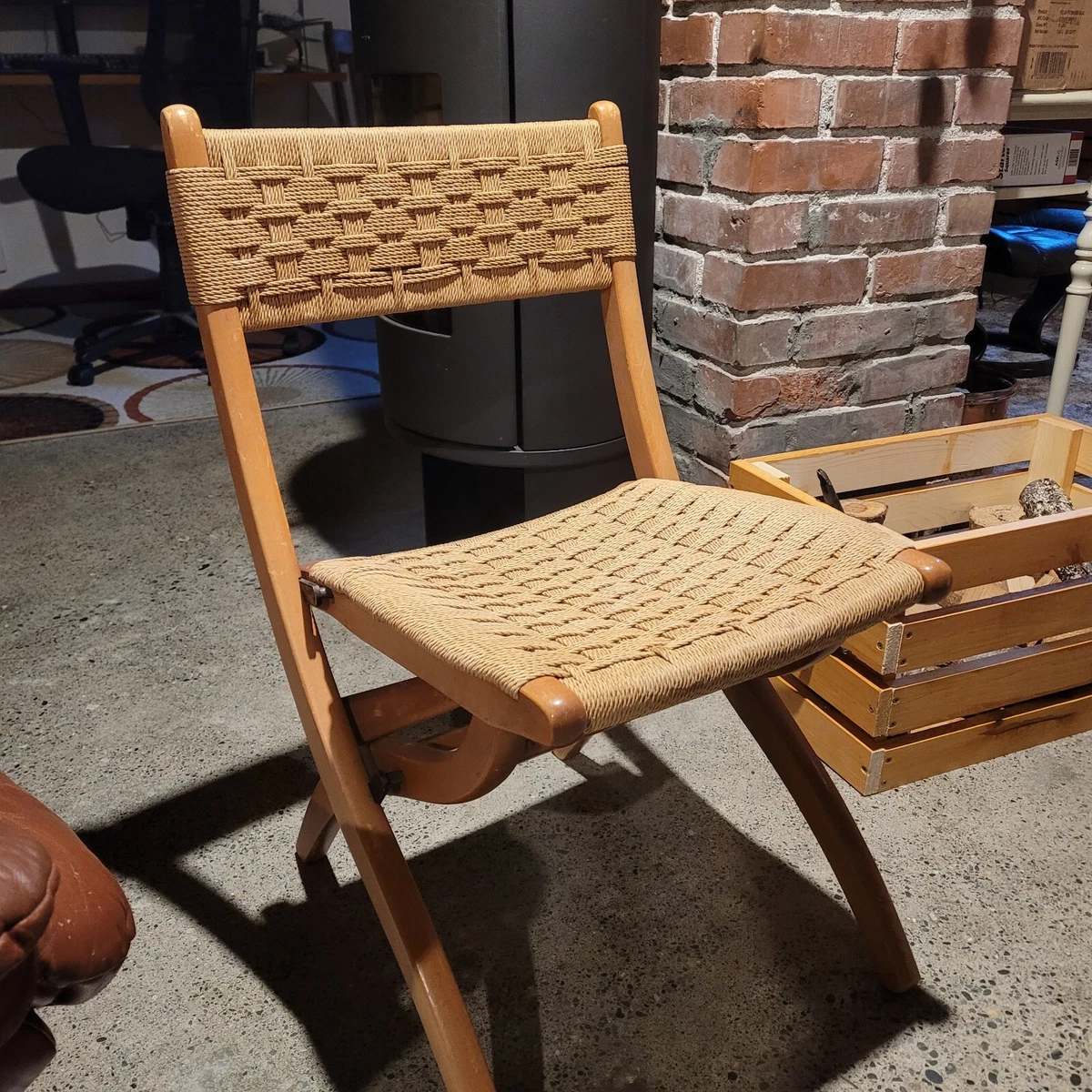 Hans wegner folding rope chair outlet