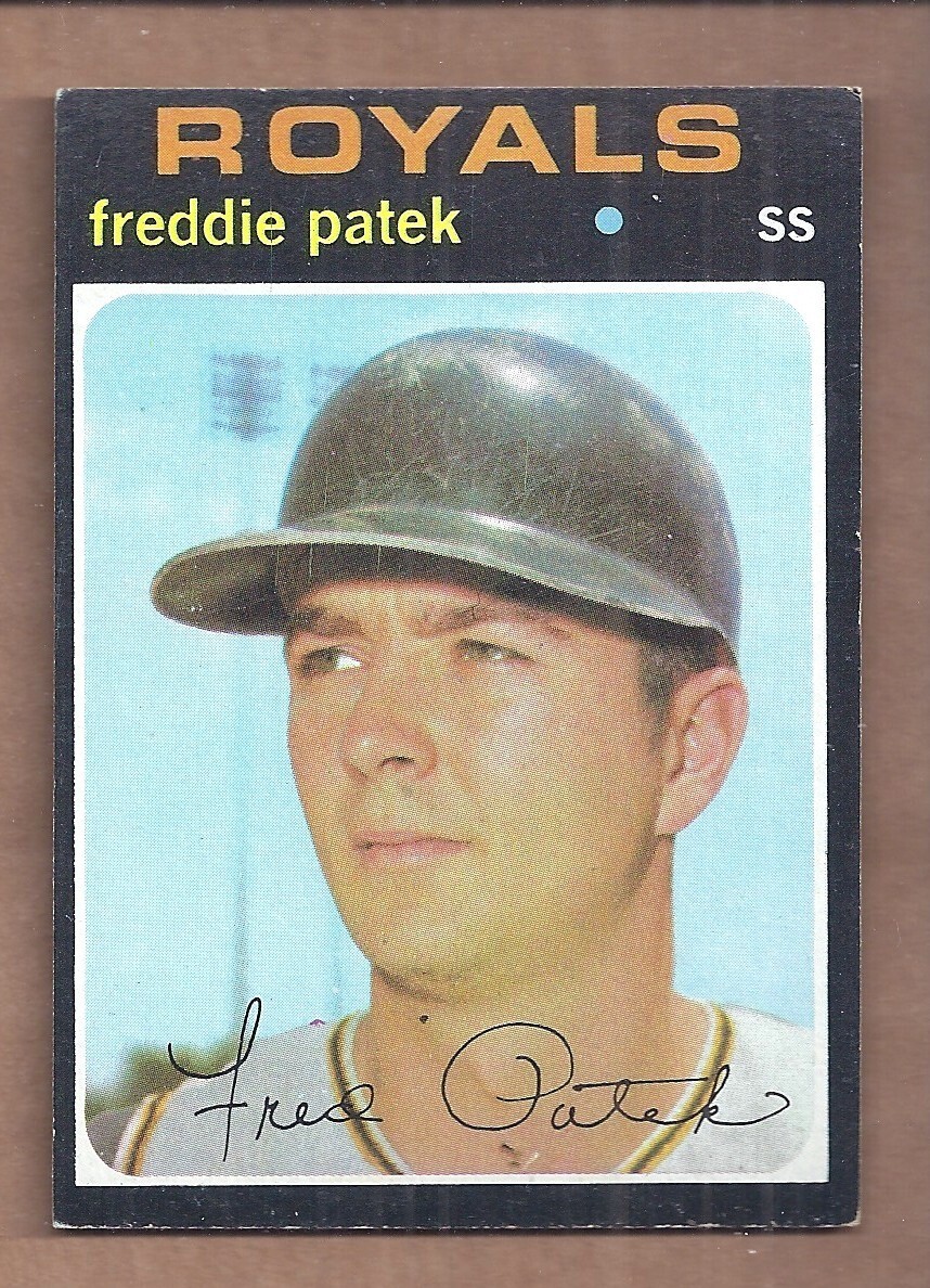 1971 Topps #626 Freddie Patek Centered EX Condition Semi-High Number