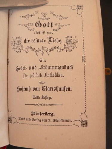 Libro di preghiere "Gott ist die reinste Liebe" - Winterberg, Steinbrener (1875) - Foto 22 di 24