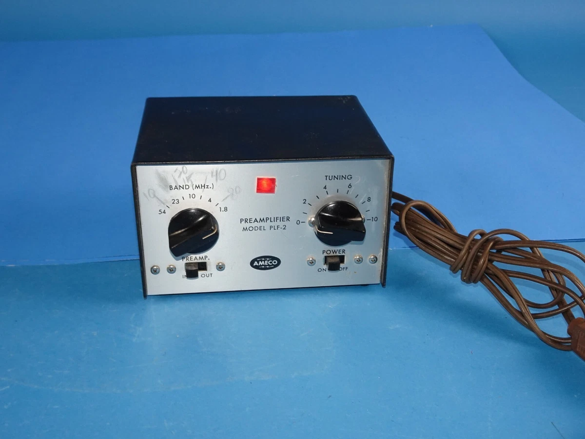 AMECO PREAMPLIFIER MODEL PLF-2 from Ham Radio Shop S82