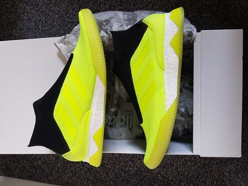 Adidas Predator Tango 18 + TR Solar Yellow Laceless Football boots AQ0601 DS - Picture 11 of 11