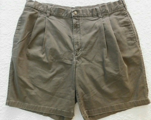 Savane Mens 40 Olive Green Pleated 