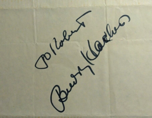 Buddy Hackett (19254-2003) Autograph - Signed 1974 Letter - Afbeelding 1 van 2