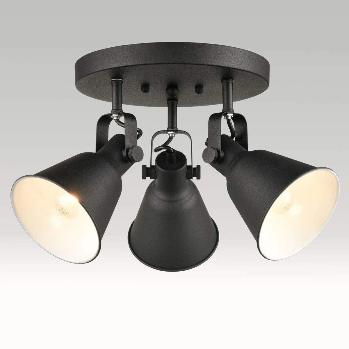 Directional flush mount light outlet