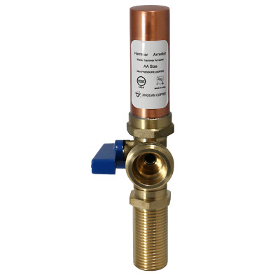 1 Pc XFITTING Washing Machine Outlet Valve, 1/2'' MIP x 3/4'' MHT, Blue