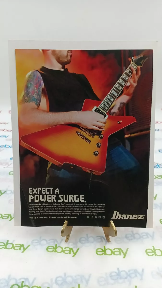 IBANEZ DESTROYER Electric Guitar Magazine Ad