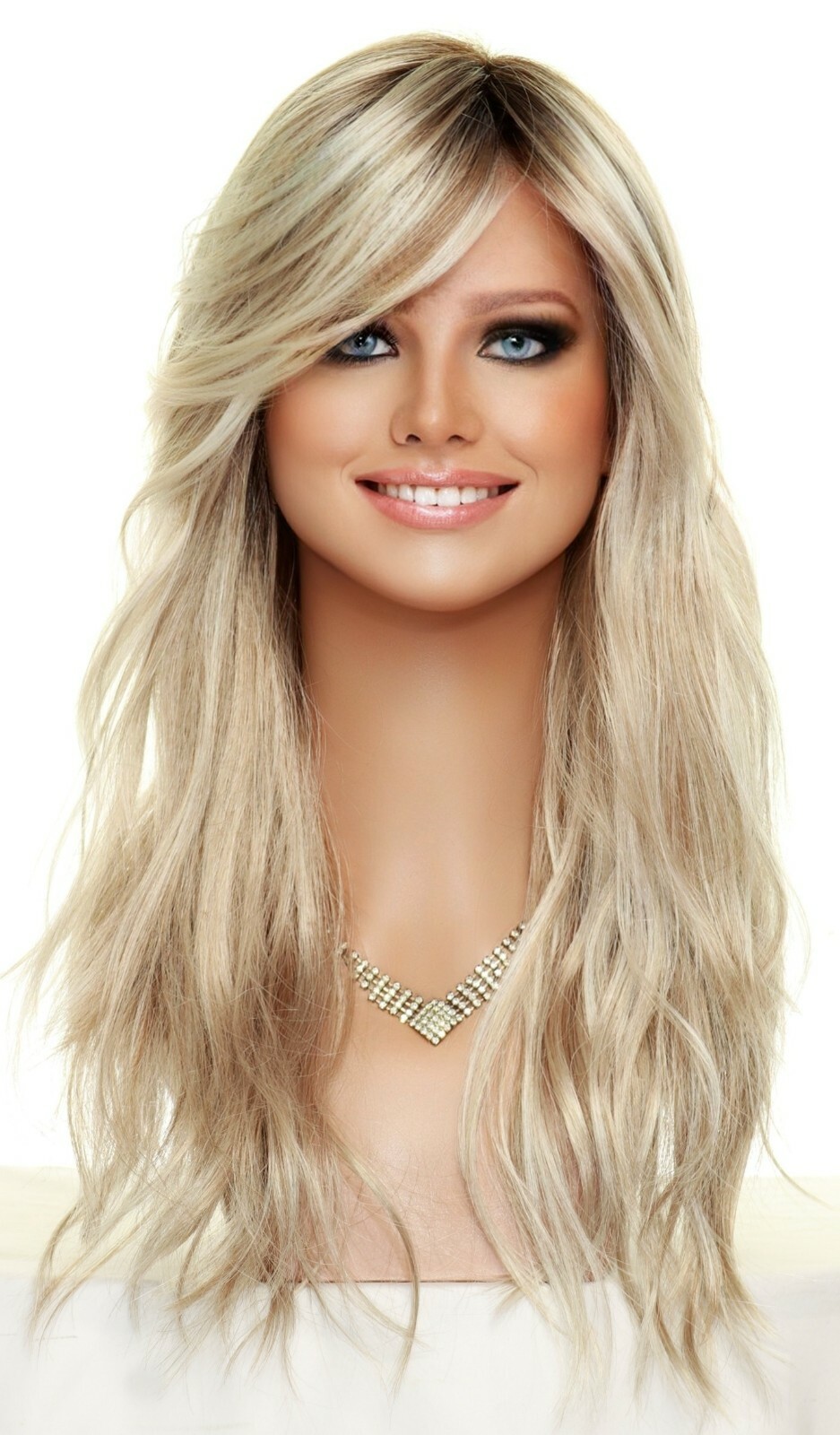 Henry Margu Willow 10 613GR Ash Blond 23 In Synthetic Wig 2495 For henry-margu-willow-10-613gr-ash-blond-23-in-synthetic-wig-2495-for