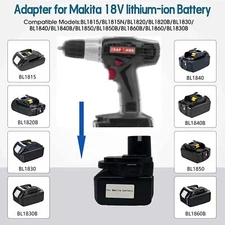 Battery Adapter Makita 18V Lithium ion to Craftsman C3 19.2 V MT18GL