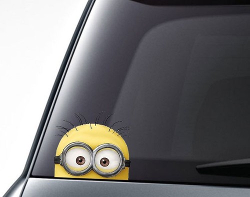 MINION car decal sticker,Window, Bumper, minion decals, DUB Vinyl Decal Sticker - Picture 6 of 8