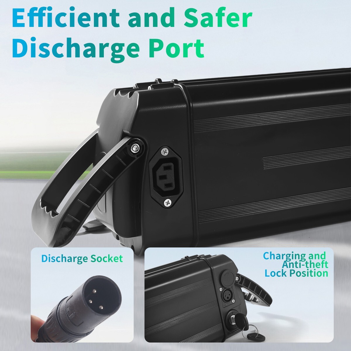 Xinhaiba 48V 20Ah Li-ion Battery for Electric Bike | High Capacity