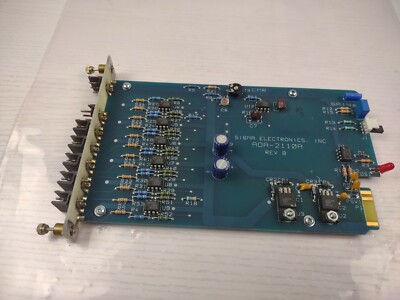 Sigma Electronics ADA-2110A REV C Audo Distribution Amplifier Card for SS-2100-6