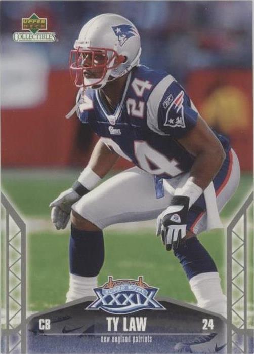 2005 Upper Deck Super Bowl XXXIX New England Patriots Ty Law #21 - 1 of 2