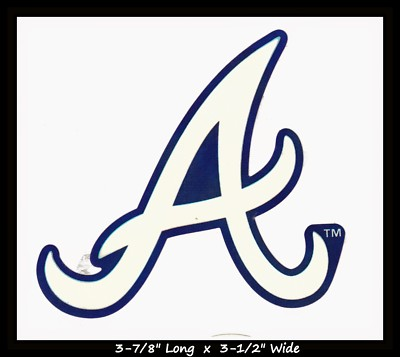 #ad #ad ATLANTA BRAVES BASEBALL MLB LICENSED STICKER DECAL TEAM LOGO BUY 1 GET 1 30% OFF $1.50