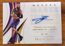 2018-19 Panini Immaculate  - Modern Marks MM-TCH Tyson Chandler /10  Autograph
