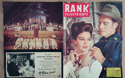 E241 Rank Illustrierte 55 TAGE IN PEKING Charlton Heston  Ava Gardner
