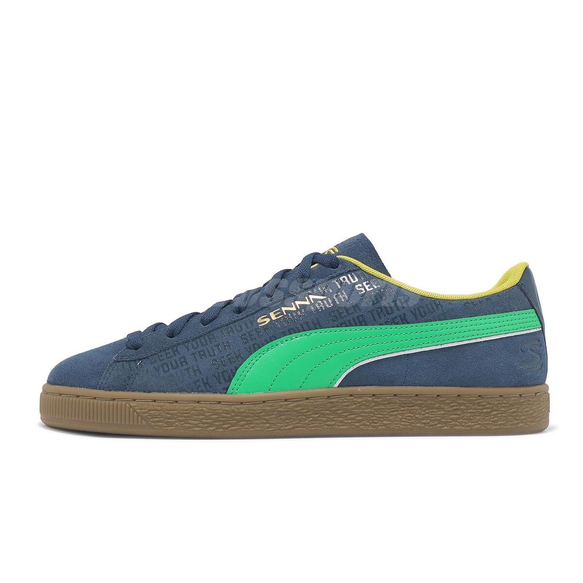 【PUMA】 ★ SENNA A VIDA SUEDE ★ NAVY Puma x Ayrton Senna Institute Senna A Vida Suede Men Casual