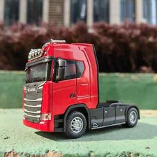 1/50 Scale Diecast Truck Model - Engineering Transport Vehicle Toy