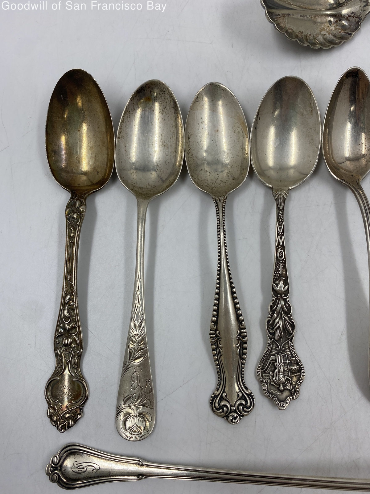 .8 Lbs Lot Antique Sterling Silver Flatware Mixed Manufacturers + 5