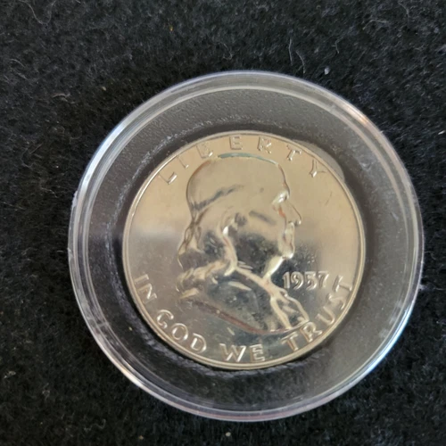 1957 P Franklin half dollar Proof