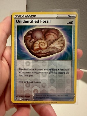 2x Unidentified Fossil 157/189 Reverse Holo Rares TCG Pokemon NM 313#154