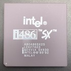Intel A80486SX-25 CPU SX930 25MHz 5V PGA168 x86 486 Processor Blackback Uncommon