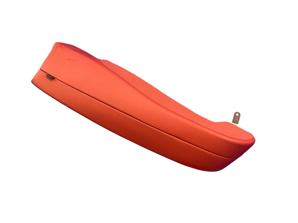 2021 2022 2023 BMW M4 G82 REAR LEFT SEAT BOLSTER CUSHION W/BAG FIONA RED LEATHER - Image 4 of 4