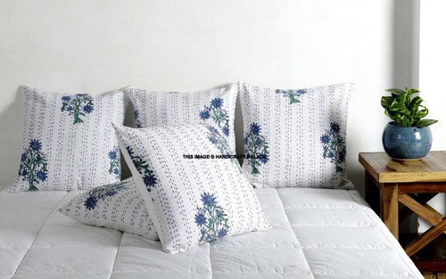 Joymaison Housse Coussin 45x45 Lot De 4 Printemps Été Fleurs Taie D'oreiller Floral Plantes Feuilles Oiseaux Papillons Extérieure Housse D'oreiller Pour Coussins Canapé Housses Home Décor