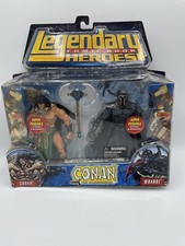 Legendary Comic Book Heroes Conan The Barbarian and Wrarrl Marvel