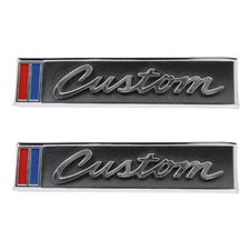 Trim Parts Custom Door Emblem Set For 1967-1968 Chevrolet GMC Trucks USA Made
