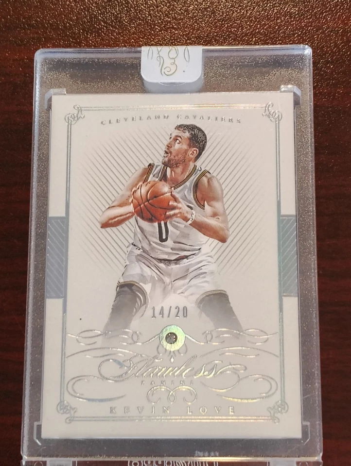 2014-15 Panini impecable Kevin Love #/20 diamante sellado cubierta Champion Cavs Foto 3 de 4