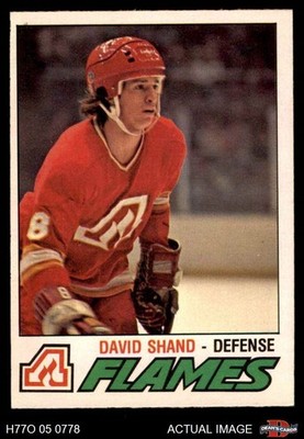 1977 O-Pee-Chee #355 David Shand Flames RC 4 - VG/EX