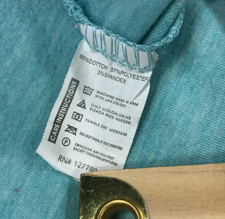 Sugar & Bruno Shirt Youth One Size Blue Tap Dance Pullover Long Sleeve Thumbhole - Image 4 of 4