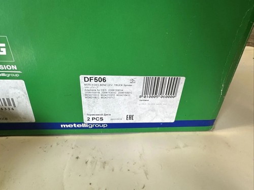 Remschijven Trusting DF506 Vooras passend voor Mercedes Benz en VW - Afbeelding 2 van 8