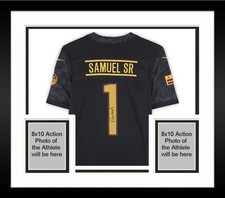 Framed Deebo Samuel Washington Commanders Autographed Nike Black Limited Jersey