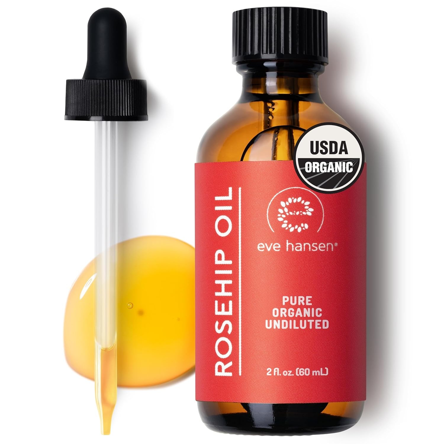 Rosehip Oil for Face & Skin &ndash; Organic Cold-Pressed Rosehip Seed Oil