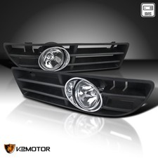 Fits 1999-2005 Vw Jetta Bora Mk4 Clear Fog Lights Bumper Driving Lampsswitch