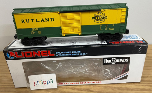 Lionel 6-16640 Rutland Diesel Railsounds Campana Cuerno Calibre O Tren Boxcar Carga | Condition: New