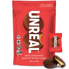 Unreal  Dark Chocolate Peanut Butter Cups   4.2 Oz Pack Of 1