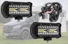 2x LED Fernscheinwerfer passend f&uuml;r Mercedes-Benz Sprinter eSprinter Wohnmobil