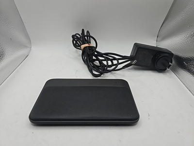 #ad Nomad Base Station Hub Wireless Charging Dock Black Leather $11.00