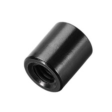 M3x6mm Female Round Aluminum Standoff Column Spacer Black, 15 Pcs