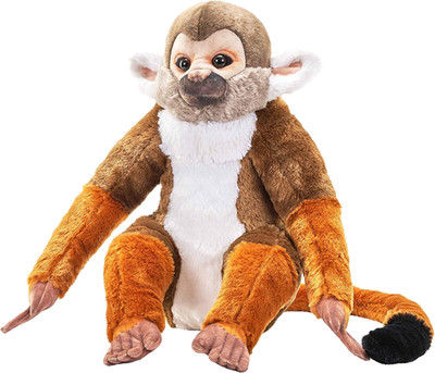 Artist Collection, Squirrel Monkey, Gift for Kids, 15 Inches, Plush Toy, Fill Is