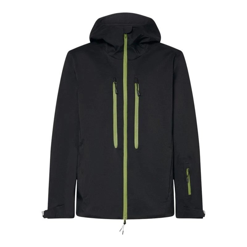 Oakley Mens TC Outpost RC Shell Jacket Waterproof Hiking Black Coat