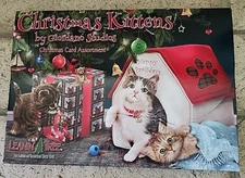 Christmas Kittens By Giordano Studios 20 Christmas  Cards And Envelopes