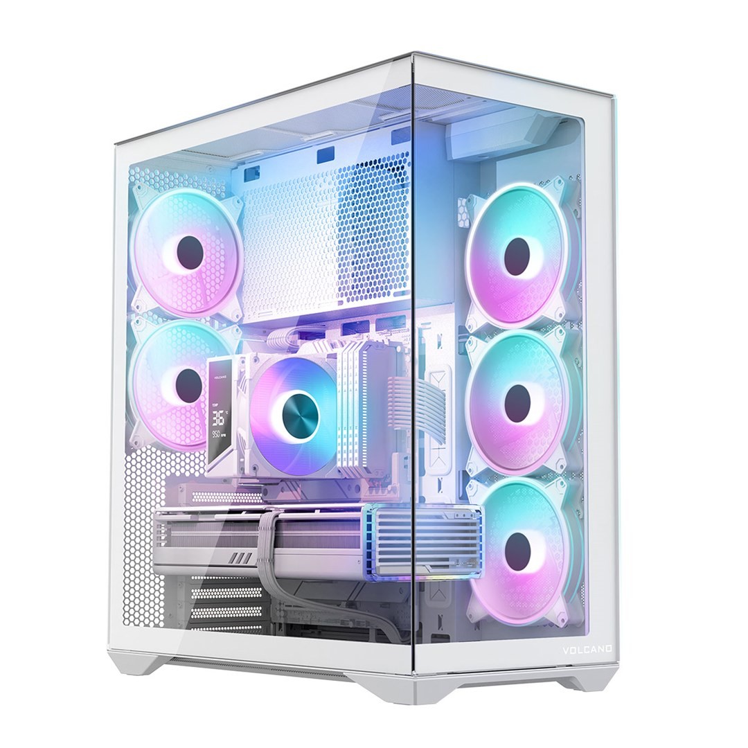 5903560982371 Computergehuse MODECOM Volcano SPACE XL FULL TOWER NF Wei MODECO 25690₽