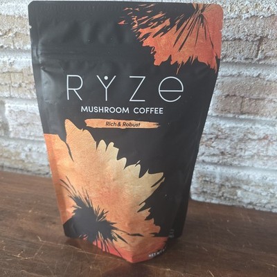 Ryse Mushroom Coffee Rich And Robust 6.3 Oz (180g). Vegan