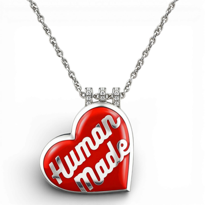 Human Made シルバー925 ネックレス&ブレスレット Jacob & Co. x HUMAN MADE x JOOPITER Heart Pendant Silver 925
