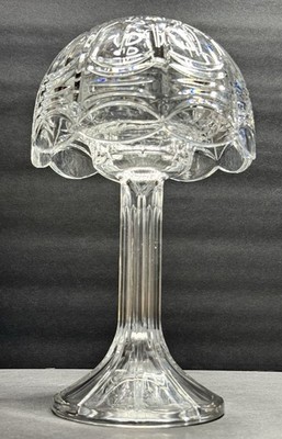 Royal Limited Crystal Fairy Lamp, 12'' Clear Pedestal Votive Candle Lamp, Vintage