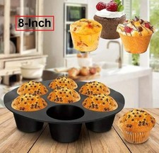 Air Fryer Silicone Pot Reusable Basket Liners Muffin Cup Cake Mold Baking Tray 1