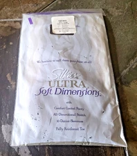 Size Large Silkies Ultra Soft Dimensions Reinforced Comfort Control Pantyhose
